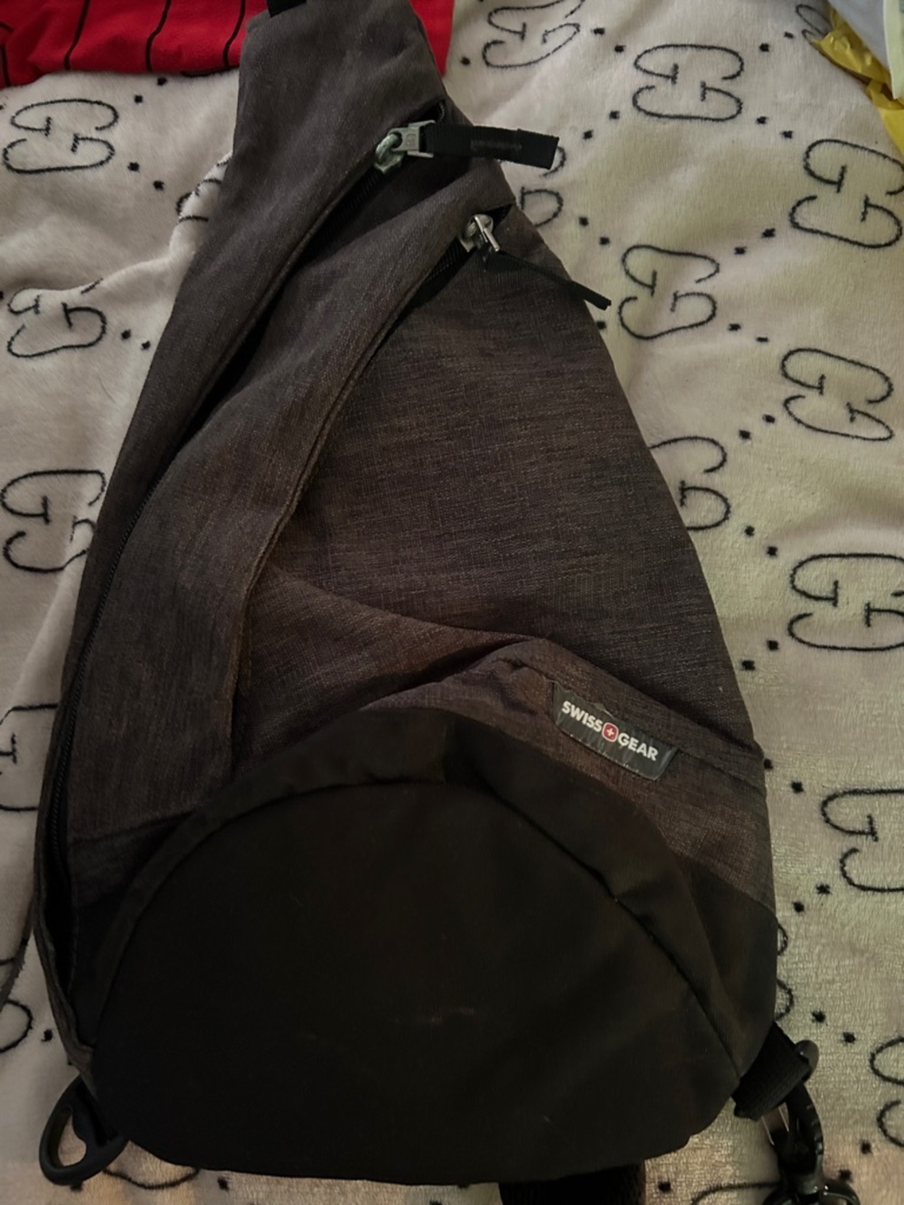 SwissGear Black and Gray Sling Backpack